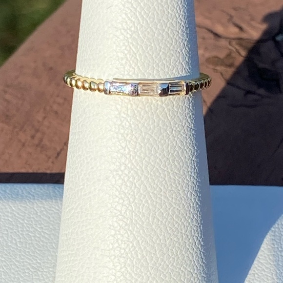 14K GOLD Natural Diamond Ring Set - Picture 4 of 8